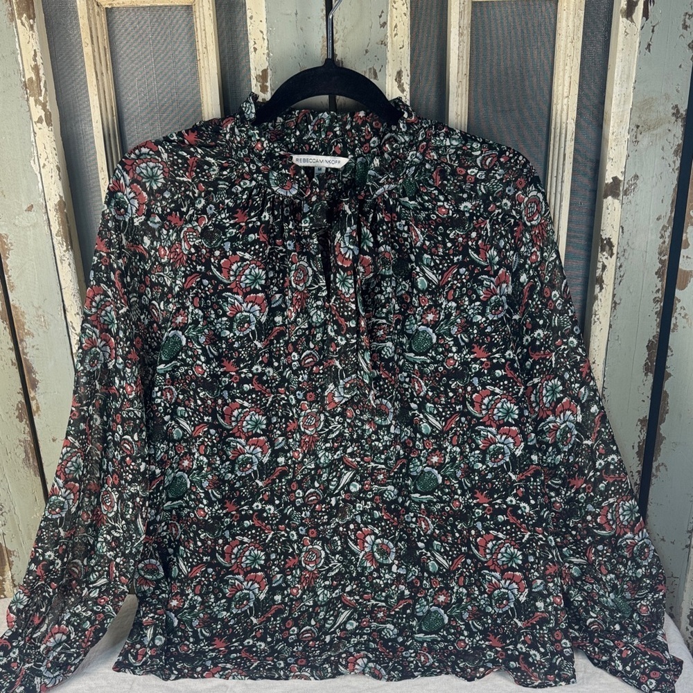 Rebecca Minkoff Multicolor Floral Blouse